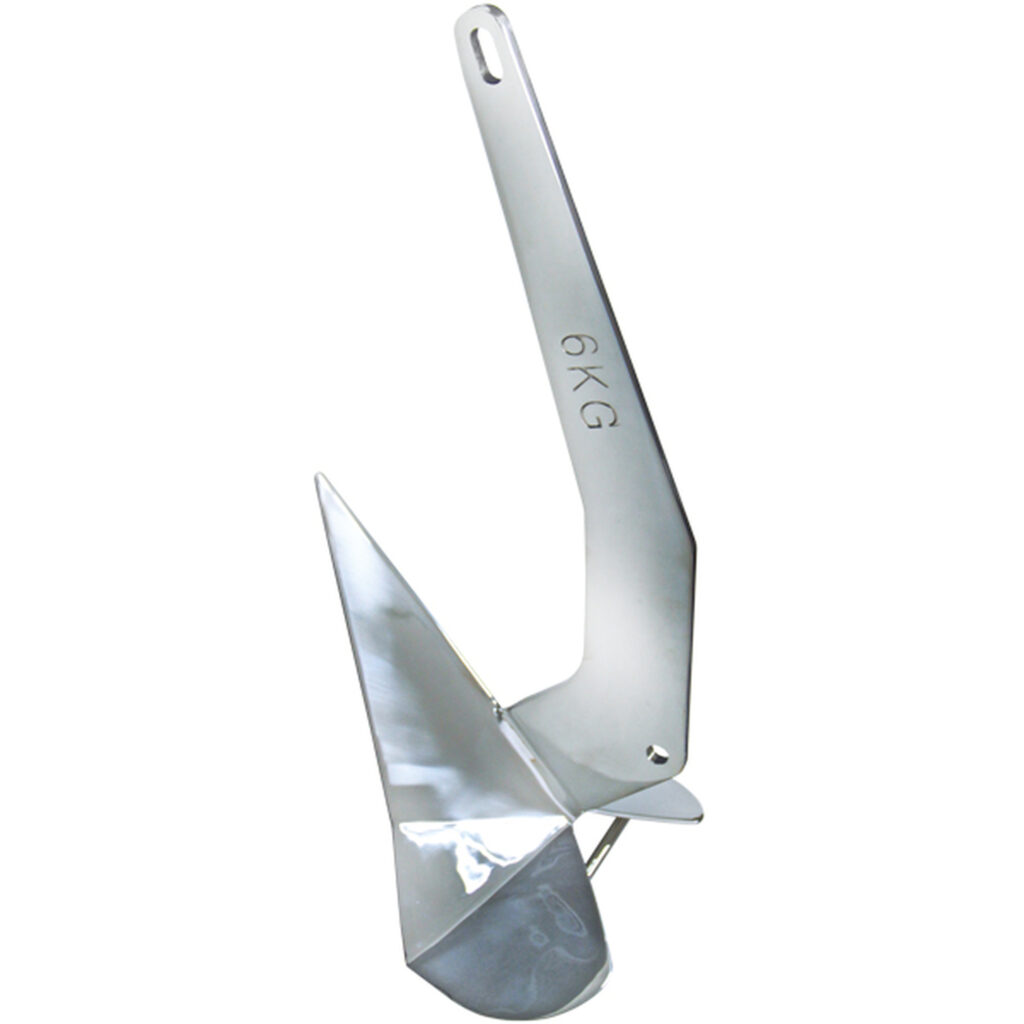 DC - Delta ankare rostfritt 4kg (till båtar 5-7m)