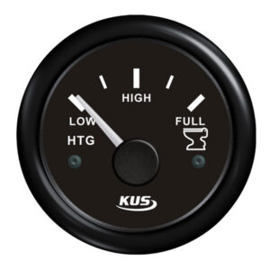 Kus tankmätare spillvatten, svart 0-190 Ohm, 12/24V
