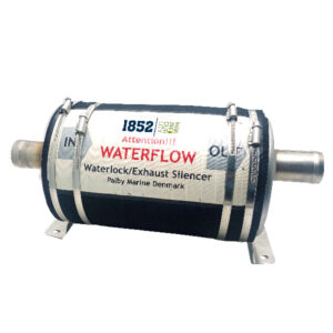 1852 vattenkyld ljuddämpare modell A, 25L 124mm
