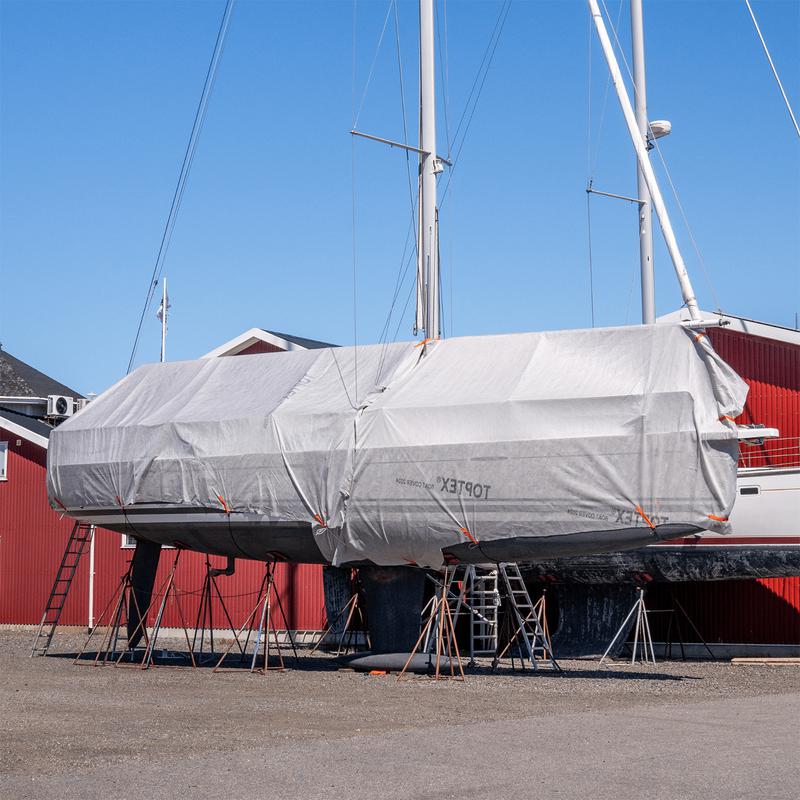 Presenning toptex grå 8x12m, grå 160g/m² - Bild 6
