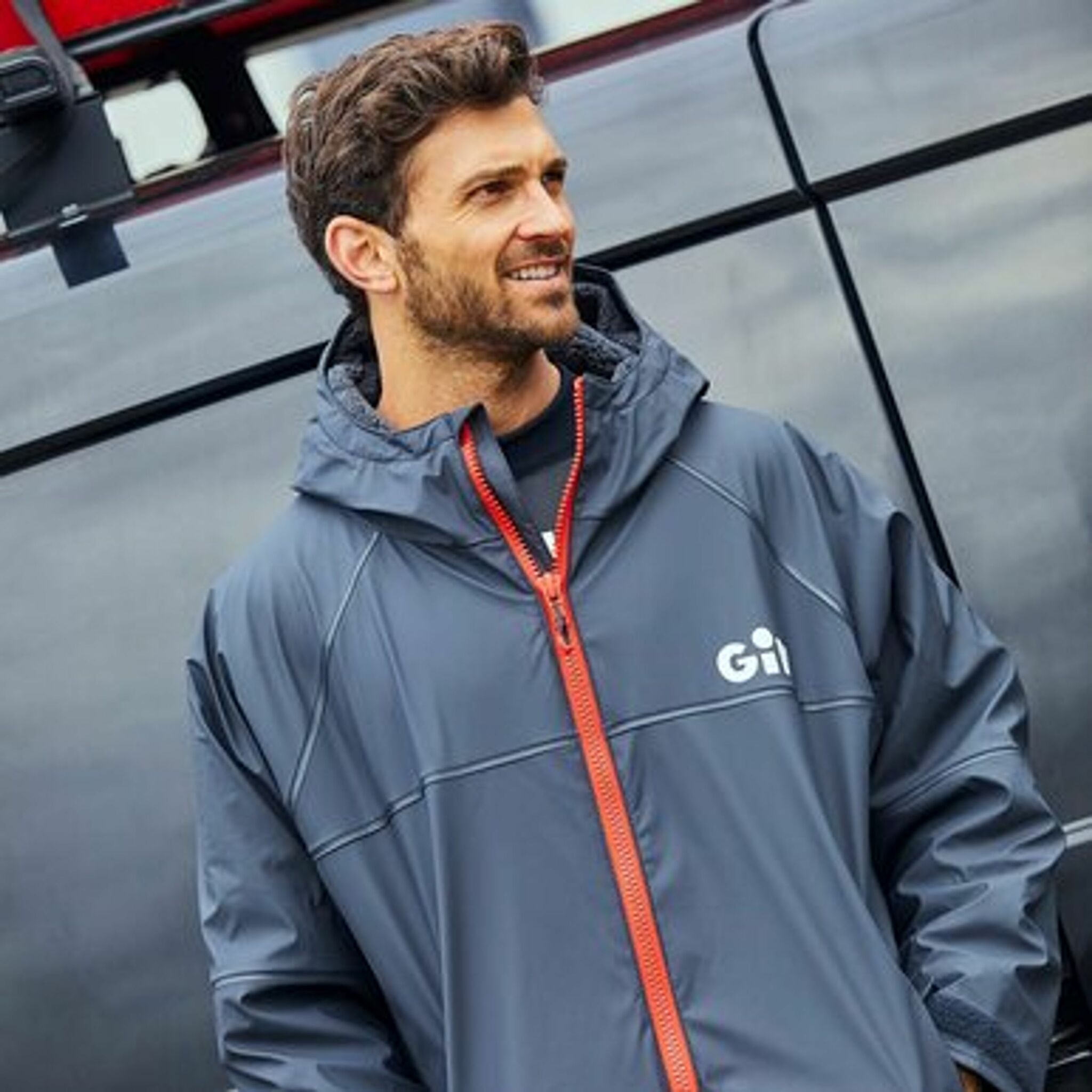 Gill 5024 Aqua Parka Ombytesjacka grå strl L - Bild 2