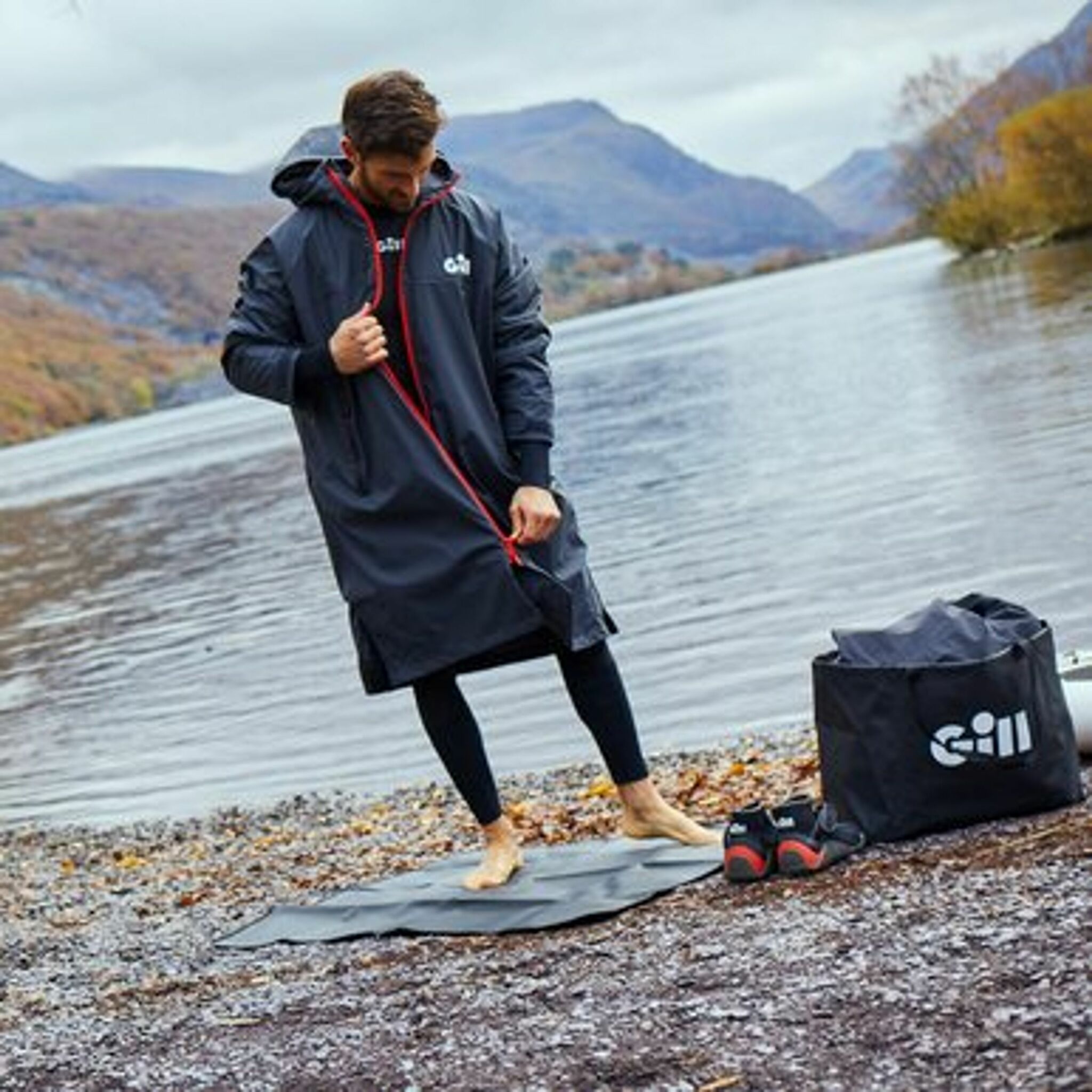 Gill 5024 Aqua Parka Ombytesjacka grå strl L - Bild 13