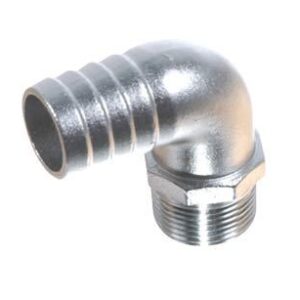 Slangstos 90° yttergänga 3/4x25mm