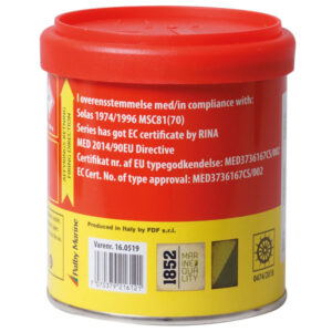 1852 röksignal flytande orange rök UTGÅTT