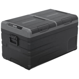 1852 kylbox 95 L med kompressor, 2-delad kyl/frys 12/24/230 