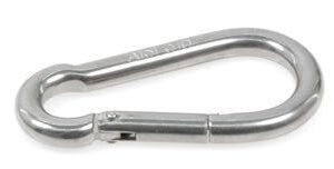 Karbinhake rostfritt stål 4-12 mm