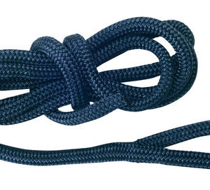 1852 Fenderlina db. flätad svart Ø8 mm 1,5 m 2 st