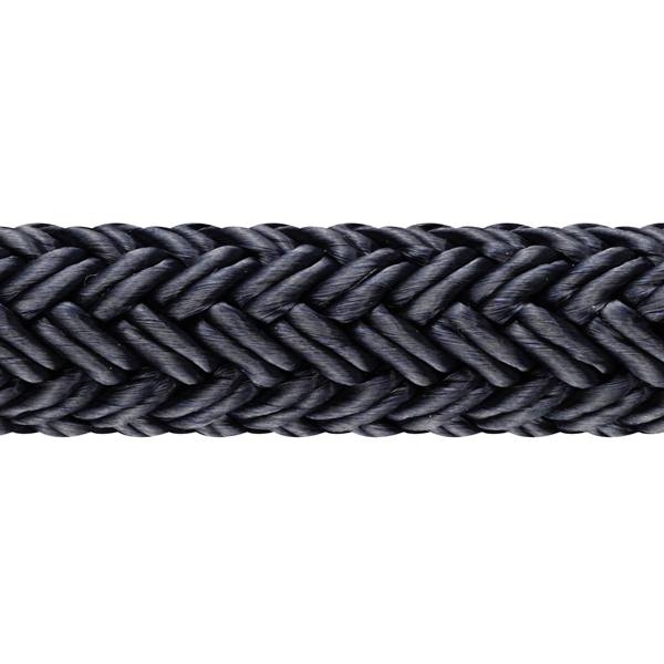 1852 fenderlina db. flätad svart Ø10 mm 2 m 2 st