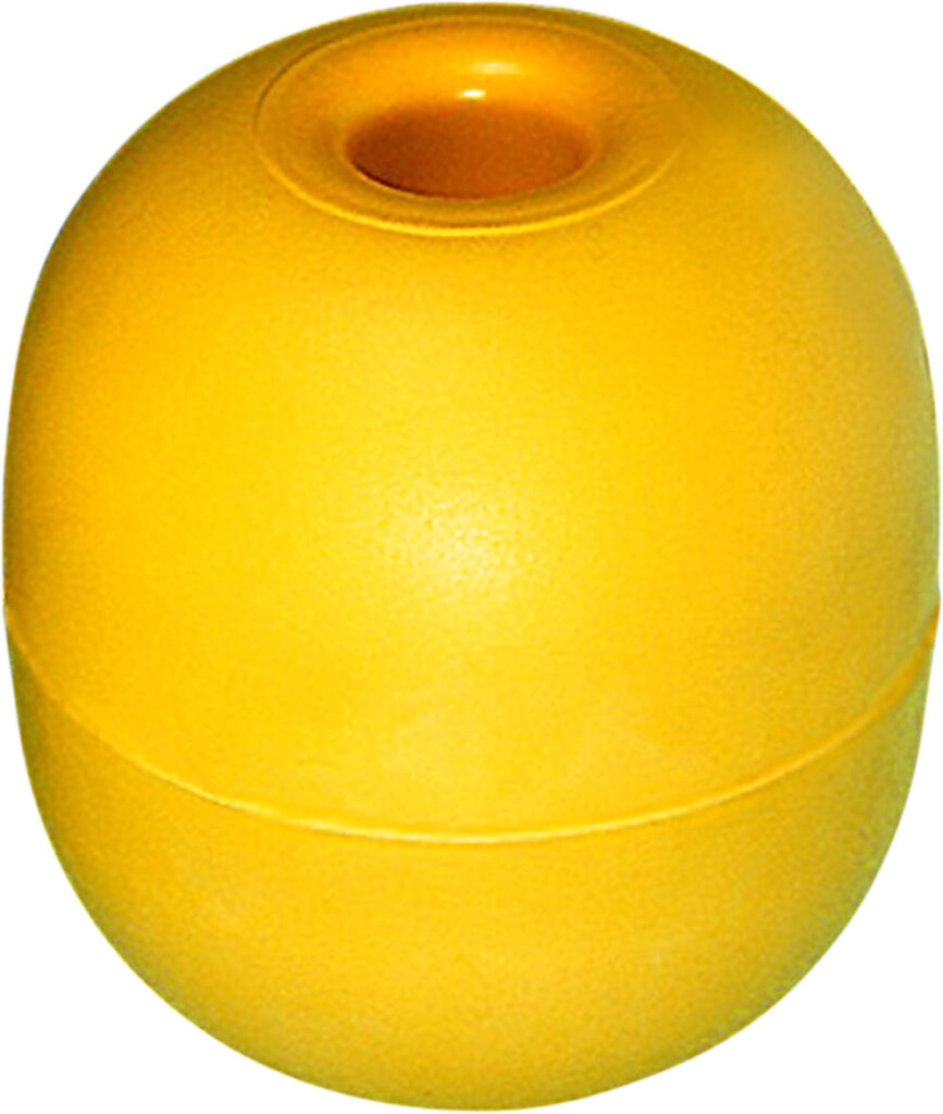 Polyform BPB3500 flottör 201x176mm hål 32mm gul