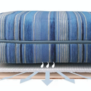 Madrassunderlägg AQUA STOP 3D mesh vit 10mm 2 x 2m