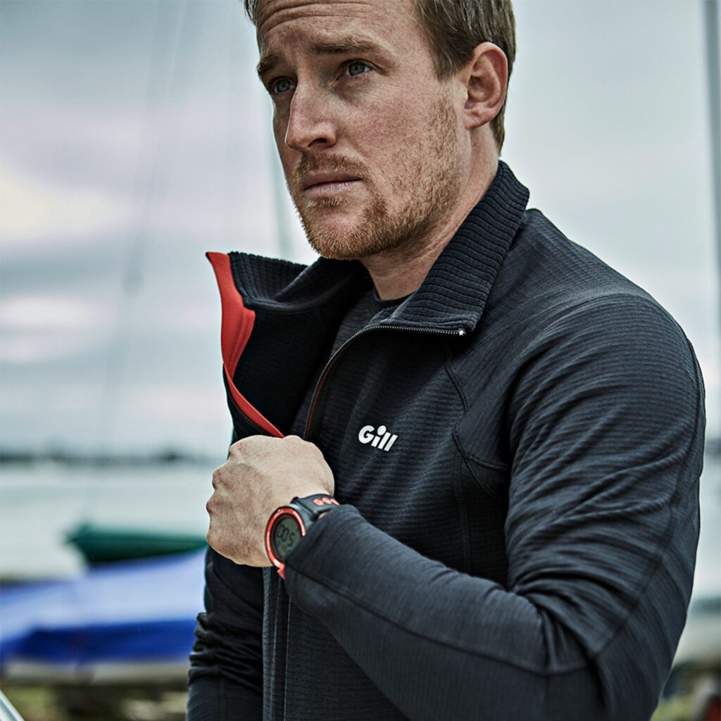 Gill 1081 Termisk fleece, Grafit