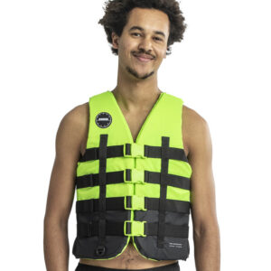 JOBE 4 Buckle flytväst lime Unisex