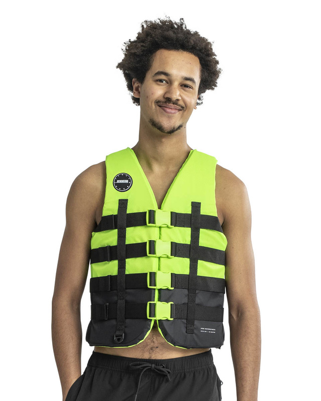 JOBE 4 Buckle flytväst lime Unisex