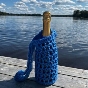 Flaskhållare virkad