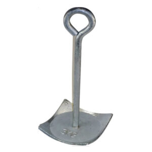 Tallriksankare 5 kg galvaniserat stål