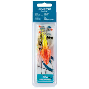Kinetic Sabiki Pro plattfisk 60g gul/röd