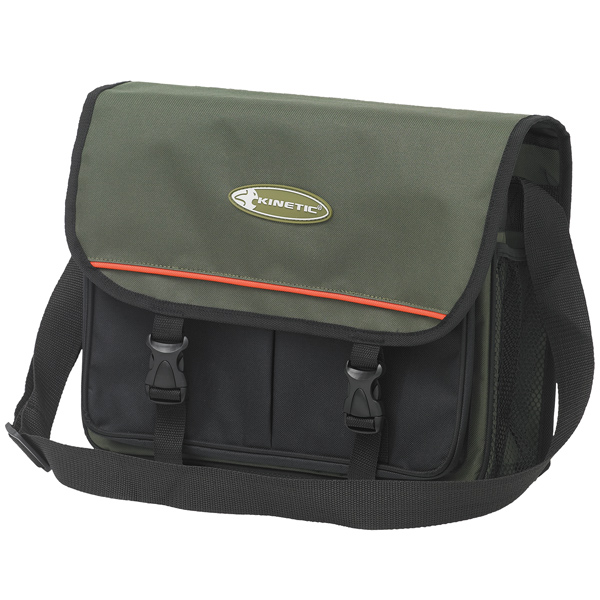 Kinetic fiskeväska grön 36x28x12cm