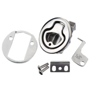 Slamlatch 50mm, 17-22mm med lås