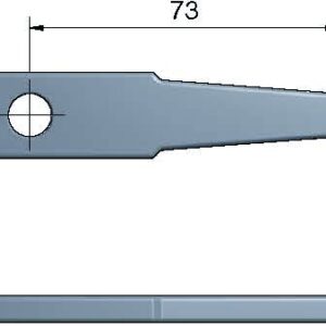 Regel lång rak 2,5''