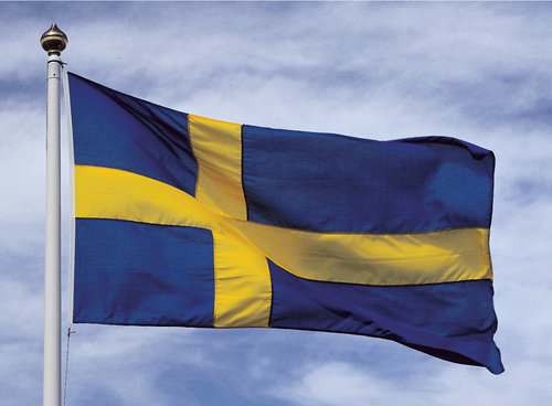 Flagga Sverige, 240x150 cm