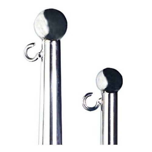Flaggstång AISI 316 med klickmontering L-750mm Ø25mm