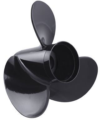 Propeller hustler mid 10 3/8 x 14, EVINRUDE, JOHNSON, FORCE, HONDA, MERCURY, MARINER, TOHATSU, NISSAN, SUZUKI, YAMAHA, 25-75 HK
