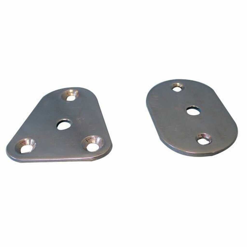 Basplatta RF stål oval 64 x 42mm