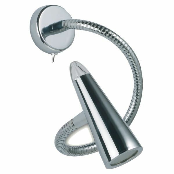 Sjökortslampa kromad 12 V10 W hall