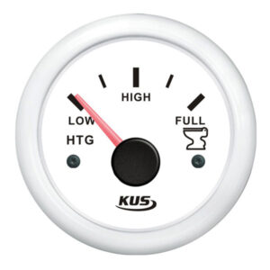 Kus tankmätare spillvatten, vit 0-190 Ohm, 12/24V