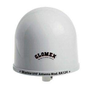 Glomex RA124 VHF-antenn med 9m kabel, PL 259-kontakt och bes