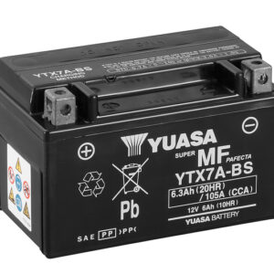 Yuasa Batteri, YTX7A-BS (CP) Inkl syra