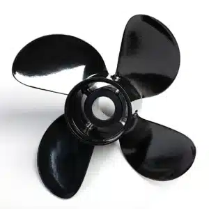 Propeller 4-bladig, 10 5/8 X 12, stigning 12 tum, Mercury, Honda, Johnson, Evinrude, Tohatsu, Yamaha