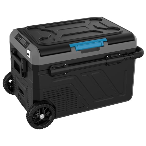 Iceberg 40L kompressorkylbox, hjul, 2-delad kyl/frys
